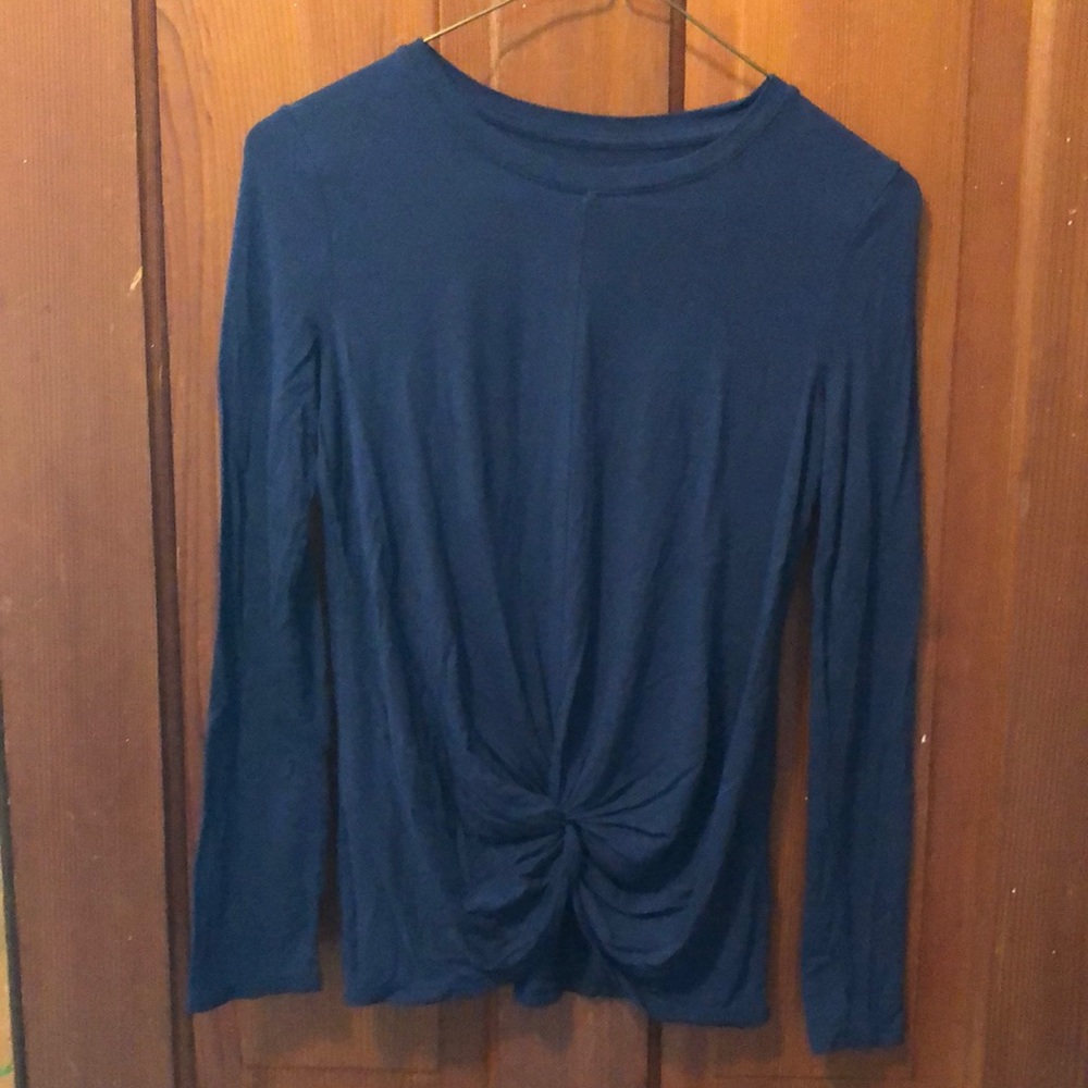 Long sleeve t-shirt navy blue